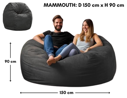 Decorise | Cylina Pouf 'Modern Microsuede