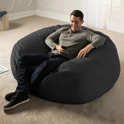 Decorise | Cylina Pouf 'Modern Microsuede